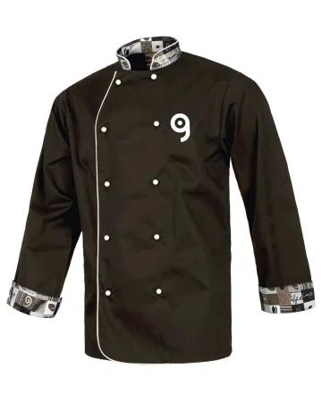 Camisa de chef de manga larga
