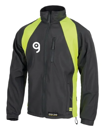 Chaqueta Workshell, nylon, refuerzos en codos, bolsillos con cremaller