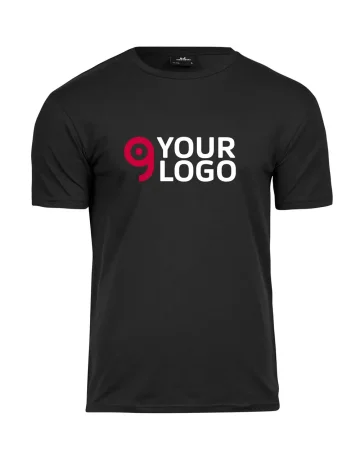Camiseta de cuello redondo para hombre, 90% algodón, ajuste clásico