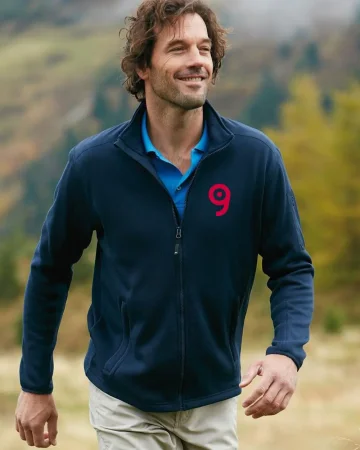 Chaqueta de polar para hombre Rock Creek, cálida 320g, con cremallera 