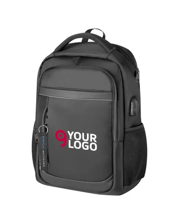Mochila Horizon Cavallari 15" USB, reflectante