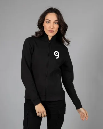 Sudadera Dallas Lady con cremallera larga, algodón, corte regular