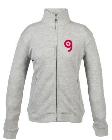 Sudadera Georgia Lady Mujer de French Terry con Cremallera Larga Algod