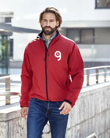Chaqueta Softshell Hombre 3 Capas, Cortaviento, 5000mm