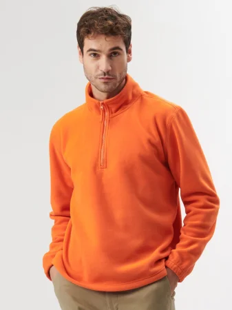River Pile Mezza Zip Hombre, Micropile 290g, Antipilling