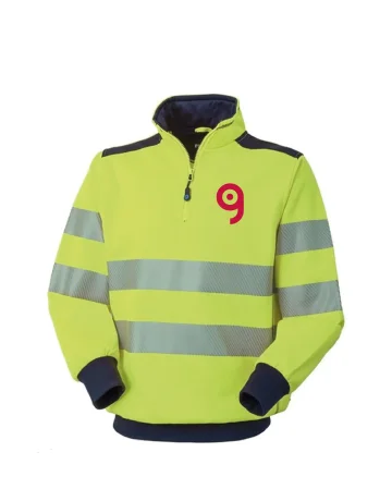 Sudadera de alta visibilidad con bandas reflectantes