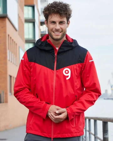 Chaqueta de Hombre Impermeable en Poliéster Reciclado Negra