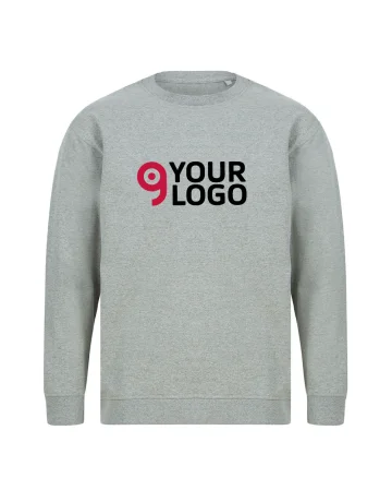Sudadera unisex sostenible cuello redondo