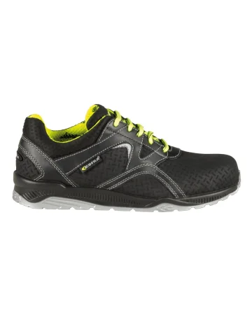 Zapatos de seguridad ACTION S3 negros piel memory suela TPU