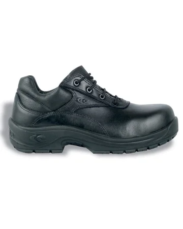 Zapatos de seguridad Alexander S3 Metal Free de Cuero Negro HRO