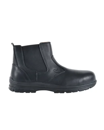 Zapatos de seguridad Brentford S3 en cuero negro sin metal