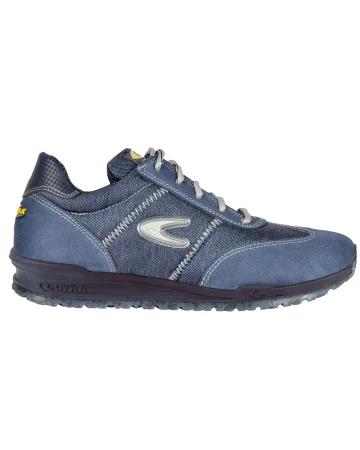 Zapatos de seguridad Brezzi S1P en cuero de gamuza negro