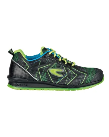 Zapatos de seguridad Cofra Driscoll S1P azules transpirables para homb