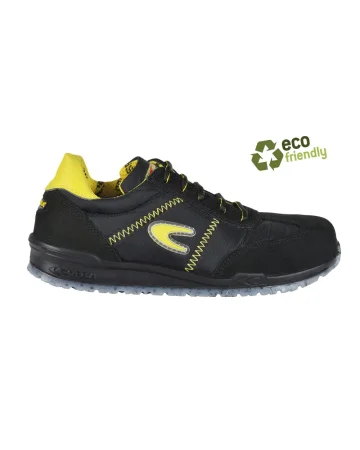 Zapatos de seguridad Cofra Owens S1P, cuero gris, transpirables