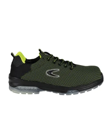 Zapatos de seguridad Cofra Revival S3 Techshell negros, sin metal