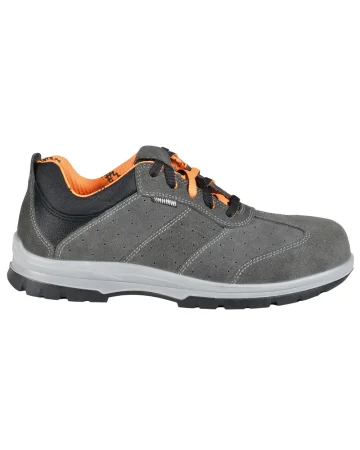Zapatos de seguridad Ravenna S1P para hombre en cuero azul sin metal