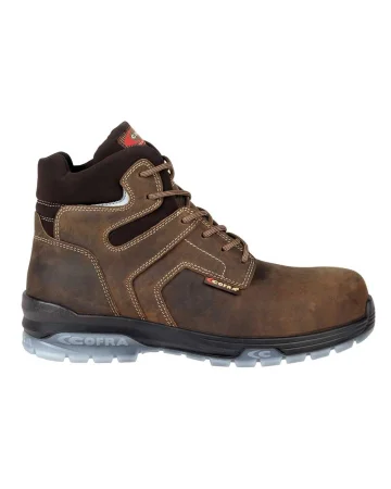 Zapatos de seguridad S3 Pop Brown transpirables Metal Free