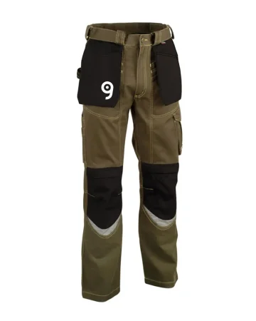 Albañil Pantalones de trabajo reforzados con múltiples bolsillos