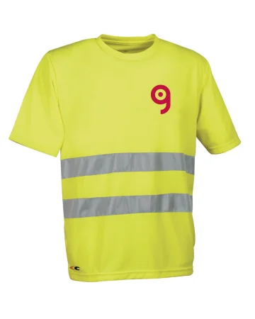 Camiseta de trabajo de alta visibilidad Radar con bandas reflectantes