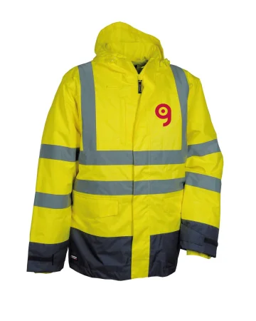Chaqueta de alta visibilidad Namsos amarilla flúor con bandas reflecta