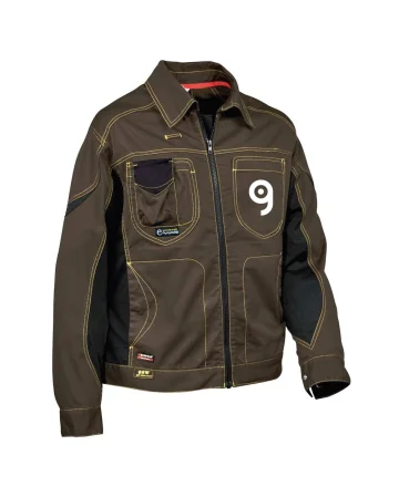 Chaqueta de trabajo impermeable para hombres con bolsillos