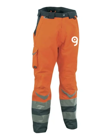 Pantalón de trabajo de alta visibilidad SAFE amarillo con bandas refle