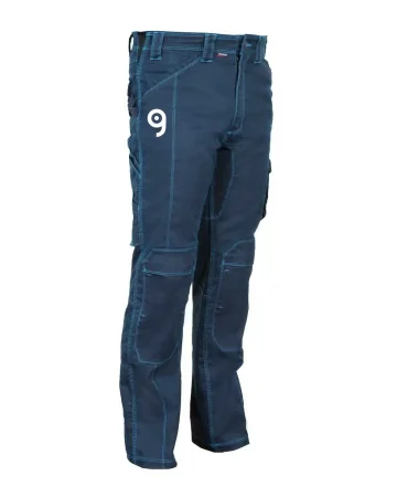 Pantalones de trabajo elásticos Dobrada con múltiples bolsillos