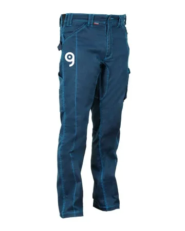 Pantalones de trabajo Limeira grises de múltiples bolsillos reforzados
