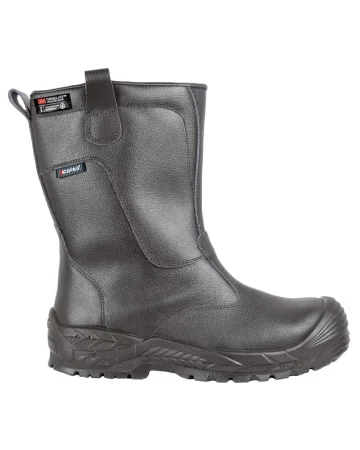 Botas de trabajo Gerd S3 CI HRO SRC, cuero negro, de seguridad