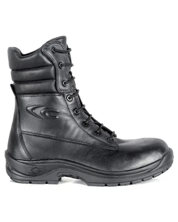 Botas de trabajo Medal de cuero repelente al agua, negras O2 HRO SRC