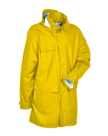 Impermeable de trabajo con capucha resistente a la lluvia