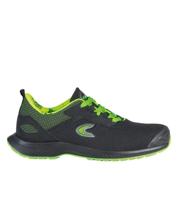 Protección de base Misil S3L Zapatos de trabajo bajos en negro Techshe