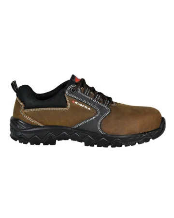 Zapatillas de seguridad SQUAT Brown S3 SRC de nobuck repelente al agua