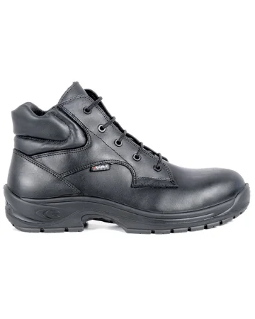 Zapatos Bayonet O2 HRO SRC en cuero negro hidrorrepelente Metal Free