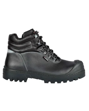 Zapatos de seguridad Building Bis S3 HRO SRC de cuero negro