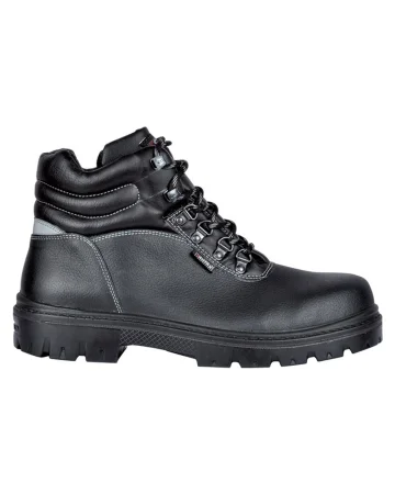 Zapatos de seguridad Ceylon S3 SRC de cuero negro hidrorrepelente