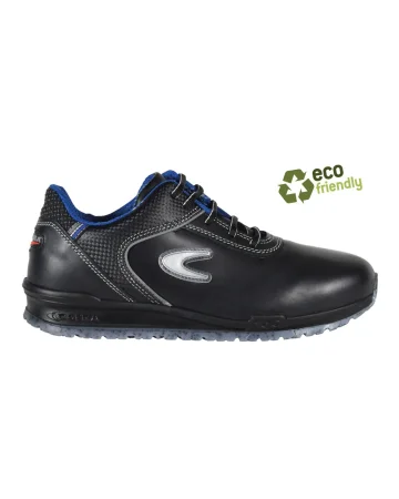 Zapatos de seguridad Cofra Prock de piel hidrorepelente negros O1