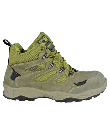 Zapatos de seguridad Crevasse S1P SRC de cuero de gamuza