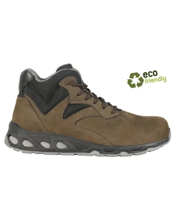 Zapatos de seguridad Day S3 SRC de nobuck repelente al agua ecológico
