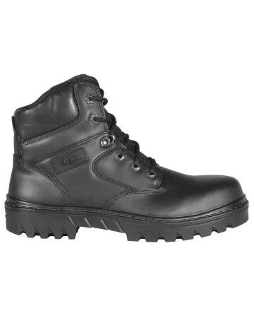 Zapatos de seguridad Freeport S3 HI CI HRO SRC cuero negro