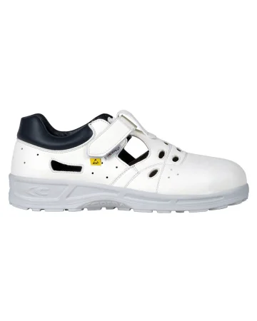 Zapatos de seguridad Jack White S1 ESD SRC Microtech Velcro