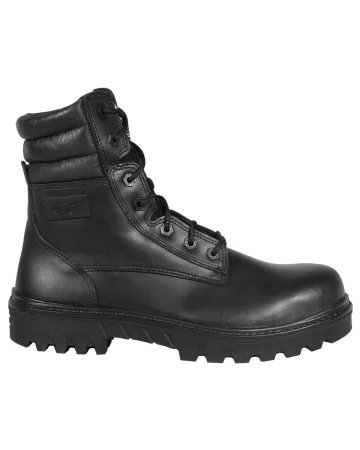 Zapatos de seguridad Kensington S3 HI SRC de cuero negro