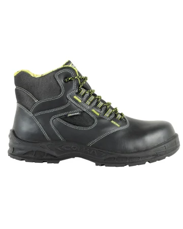 Zapatos de Seguridad Leimen S3 en Cuero Negro Libre de Metal