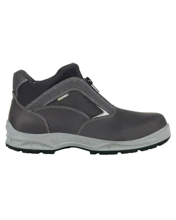 Zapatos de seguridad Luby S3 SRC Nubuck Zip Beige para hombres