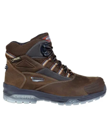 Zapatos de seguridad Michelangelo Brown S3 Gore-Tex hidrorrepelentes