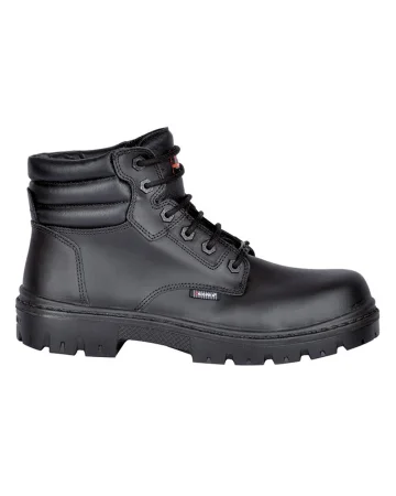 Zapatos de seguridad Morotai S3 SRC de cuero negro sin metal