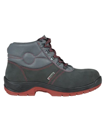 Zapatos de seguridad New Dachdecker S1 de cuero de gamuza negro