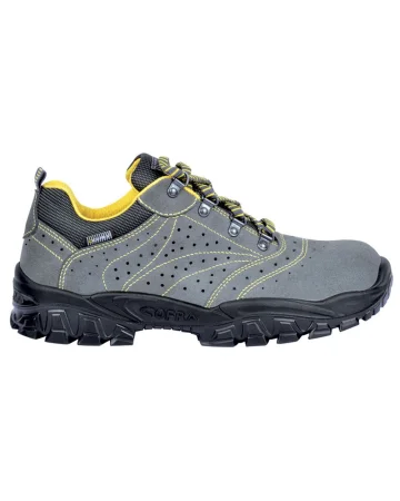 Zapatos de seguridad New Tigri S1P en cuero gris, punta de acero