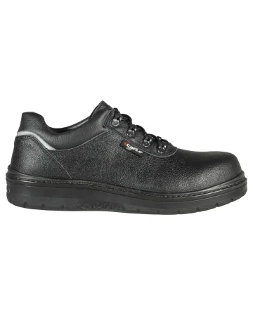 Zapatos de seguridad Petrol S2P HRO HI SRA de cuero negro aislante