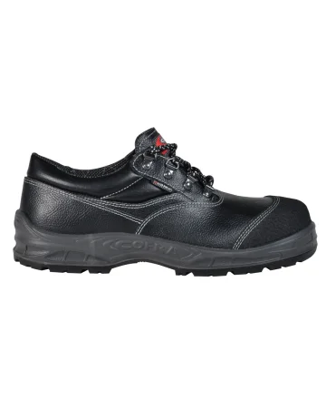 Zapatos de seguridad Rostock Black S3 SRC piel hidrorrepelente